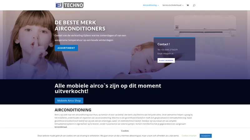 Website van AC Airco - Eltechno