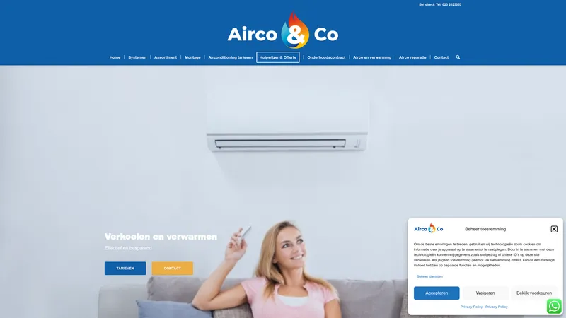 Website van airco & co