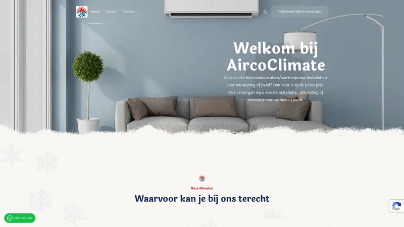 Website van AircoClimate
