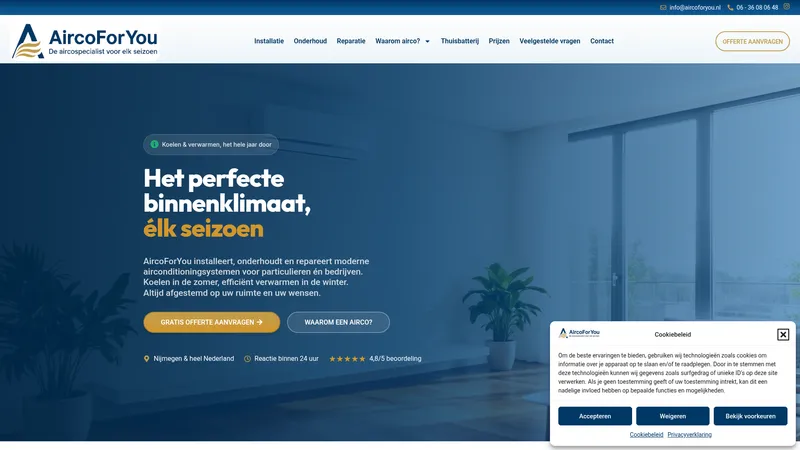 Website van Aircoforyou