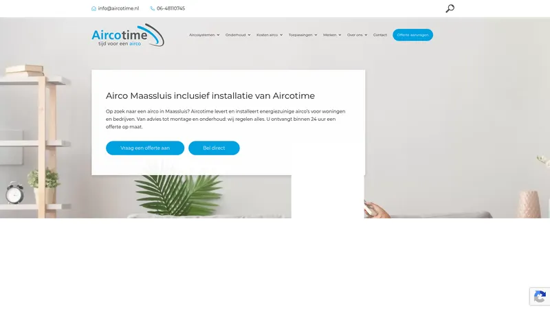 Website van Aircotime