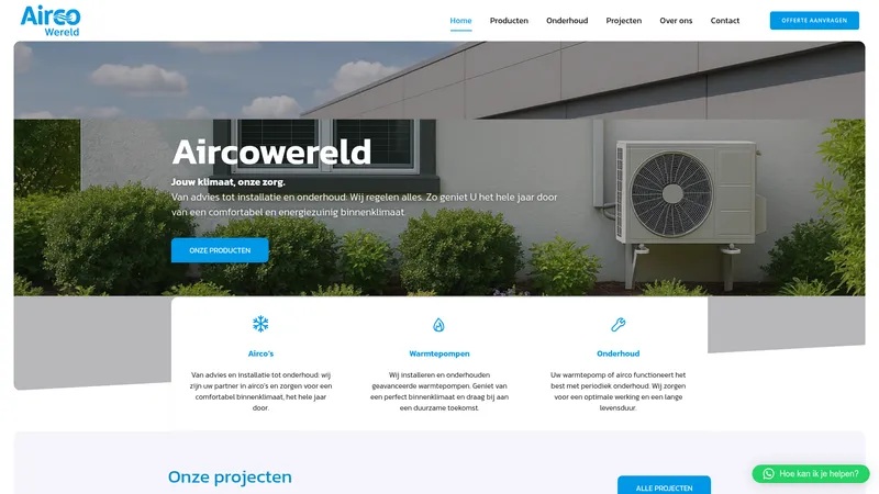 Website van Aircowereld