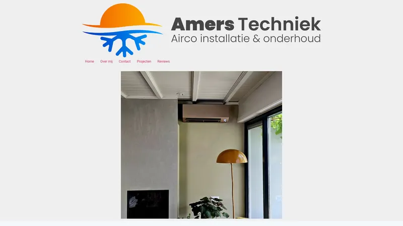 Website van Amers Techniek