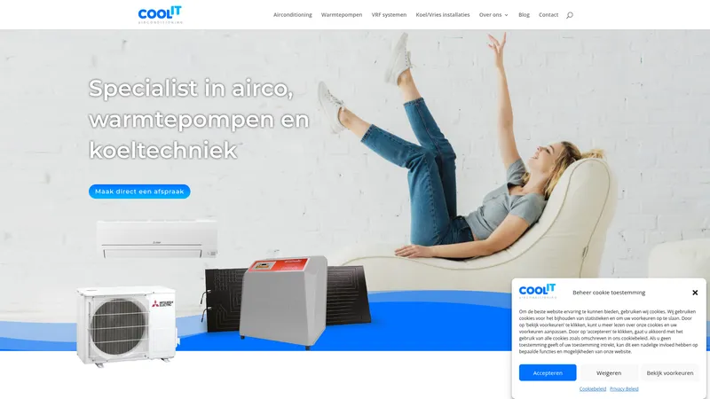 Website van Cool It Airconditioning