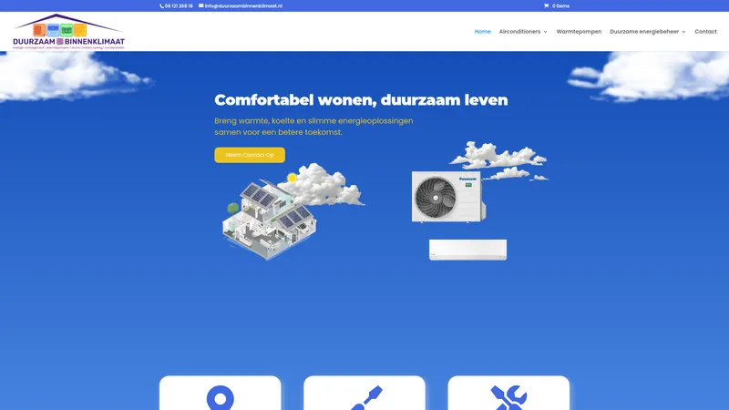 Website van Duurzaam Binnenklimaat