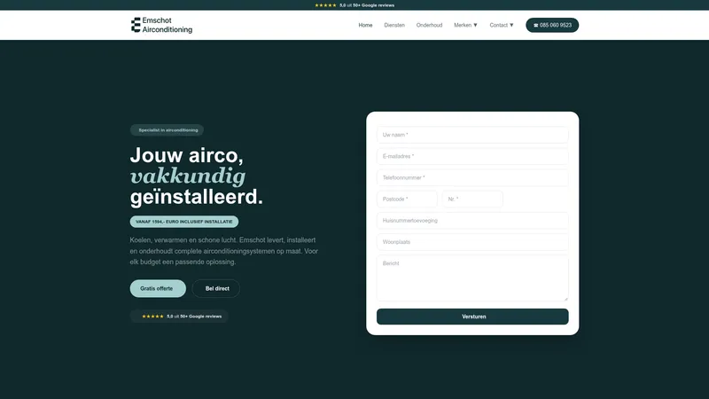 Website van Emschot B.v