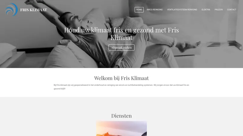 Website van Frisklimaat