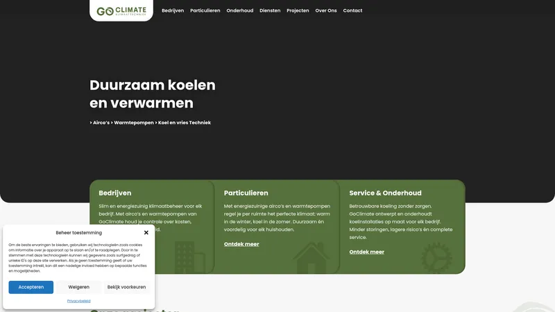 Website van GoClimate