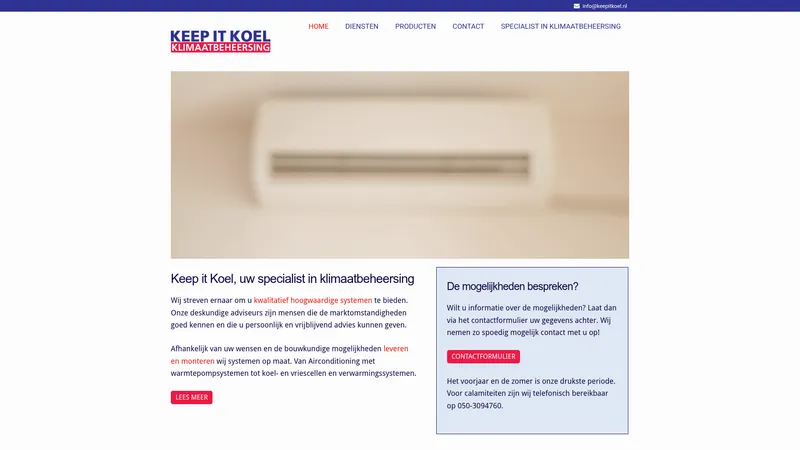Website van KeepitKoel B.V.