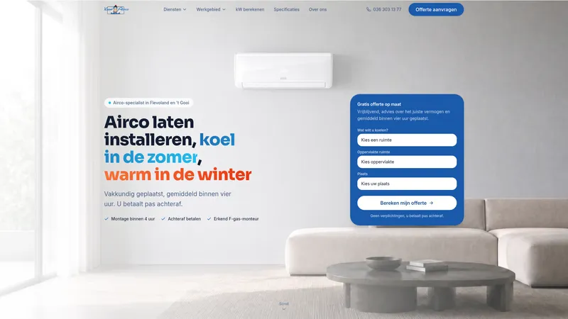 Website van Kees Airco