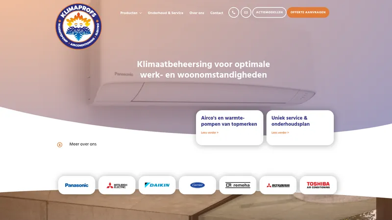 Website van Klimaprofs