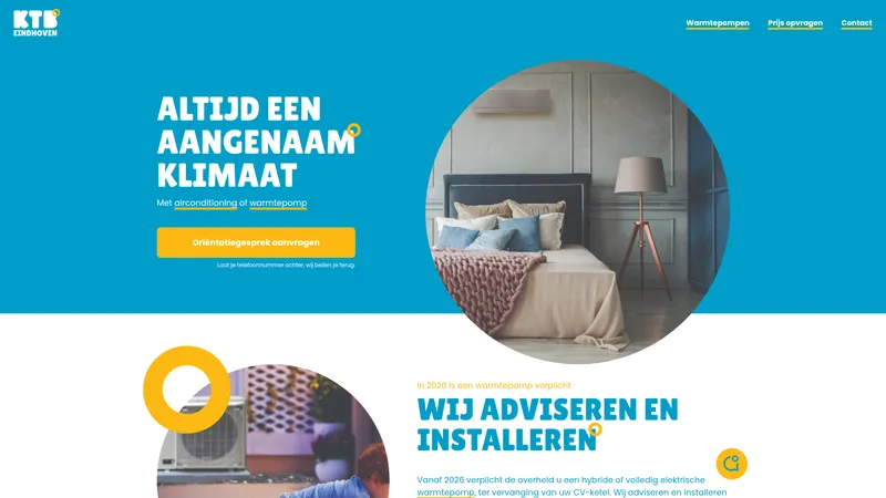 Website van Ktb Eindhoven B.V.