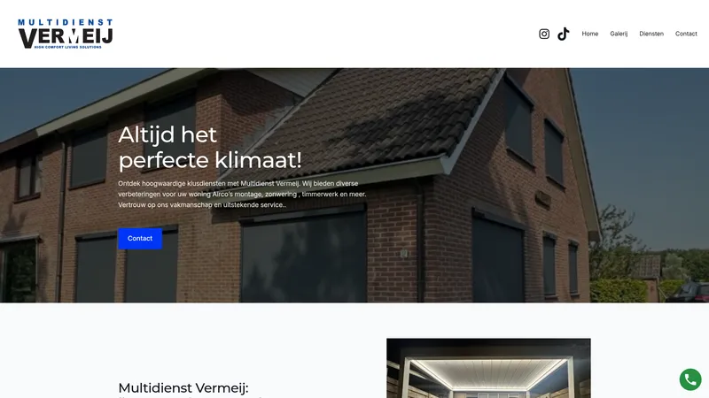 Website van Multidienst Vermeij