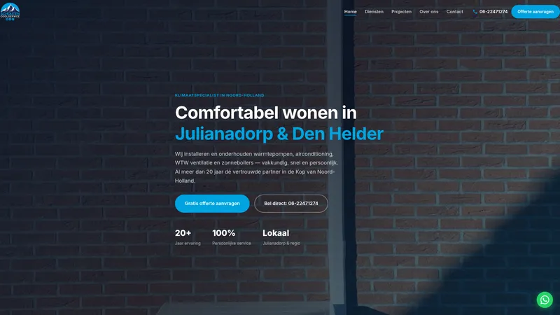 Website van Schouten coolservice