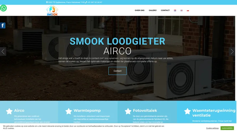 Website van Smook loodgieter