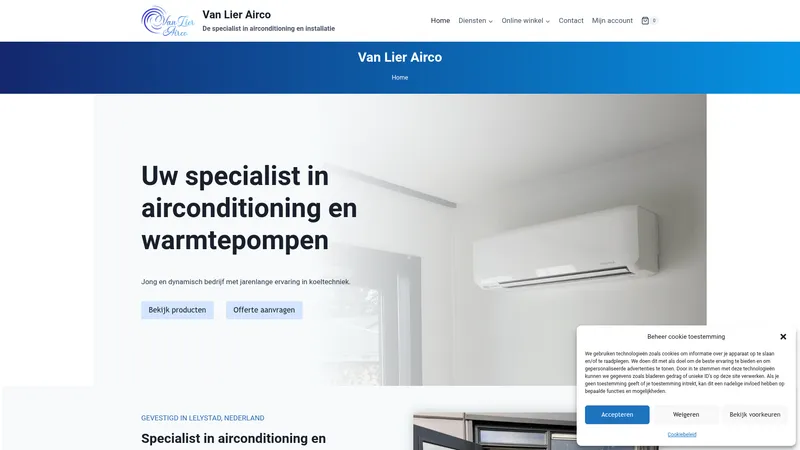 Website van Van lier